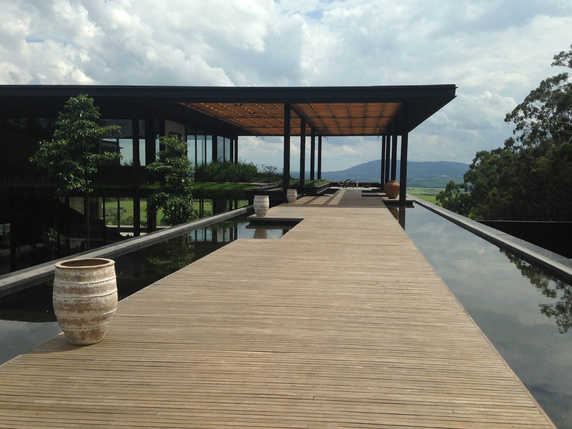 Deck da Piscina - Casa Campo RV - Fazenda Boa Vista - Porto Feliz - SP